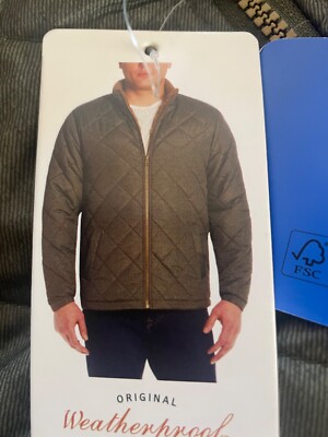 NWT Weatherproof Vintage Men’s Fleece Lined Puffer Jacket