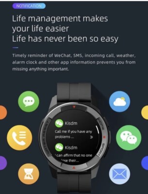 X1 Smartwatch Uomo Con Display AMOLED 2,13 Pollici, Batteria 1000 MAh, Cardiofrequenzimetro, SpO2, 5 ATM Impermeabile