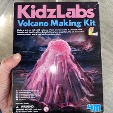 NEW VOLCANO MAKING KIT Kidz Labs 4M Education Science LAVA ERUPTION boys girls