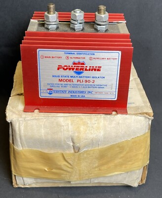 Interstate Industries Powerline PLI-90-2 6-36V 90A Multi-Battery Isolator MIB