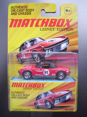Matchbox  Lesney  EDITION   71 er    VW  PORSCHE  914  - 6   sehr  selten