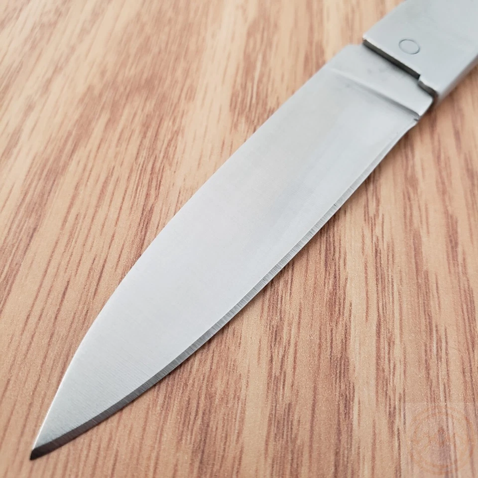 Cuchillo Plegable Fred Perrin Le 3" 440C Hoja de Acero Inoxidable 440C Mango de Acero Foto 3 de 4