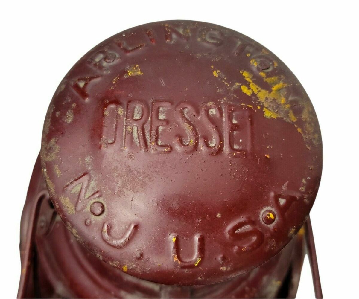 Antique Arlington NJ Dressel Large 4-Way Railroad Lantern Antique Arlington NJ Dressel Large 4-Way Railroad Lantern