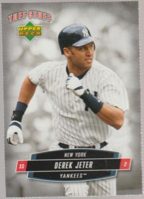 2006 Upper Deck Tuff Stuff #TSUD-5 Derek Jeter card, New York