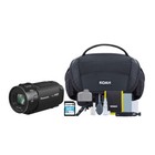 Panasonic V900 Full Hd Black Camcorder 24x Optical Zoom with Memory Card Bundle