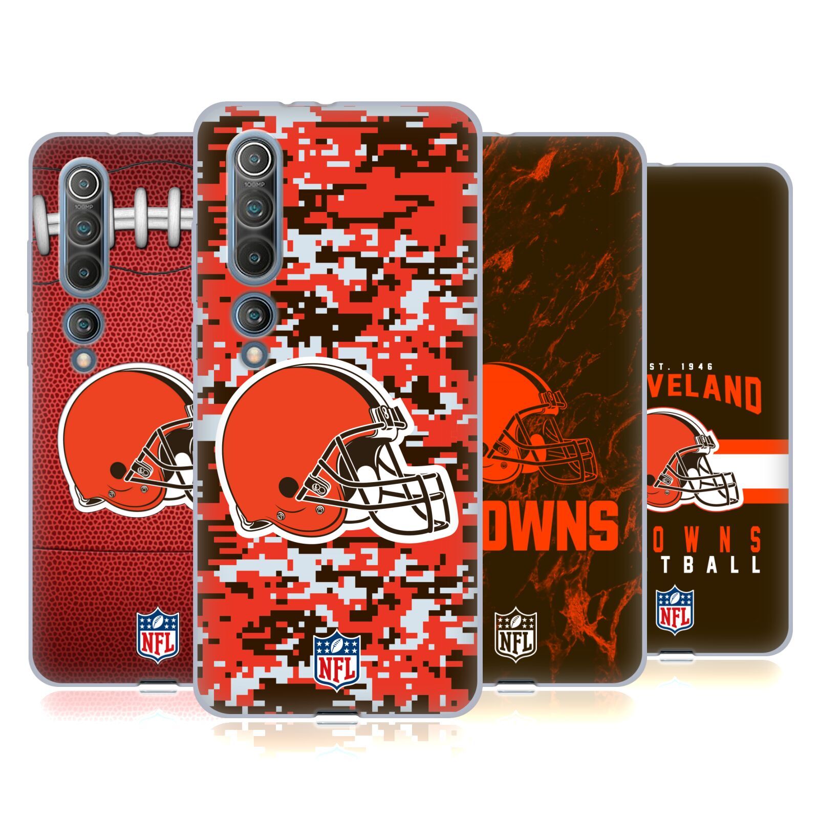 OFFICIAL NFL CLEVELAND BROWNS GRAPHICS SOFT GEL CASE FOR XIAOMI REDMI PHONES