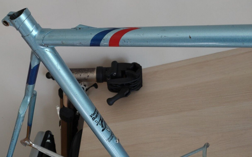 VERNON BARKER VINTAGE  ONE OFF HAND BUILT STEEL RACING FRAME - Picture 11 of 16