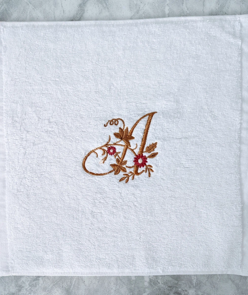 Monogrammed face deals cloths