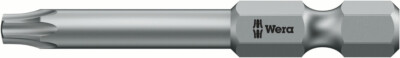 Wera 060141, 867/4 Z Torx  BO Bits With Bore Hole, TX 15 x 70 mm