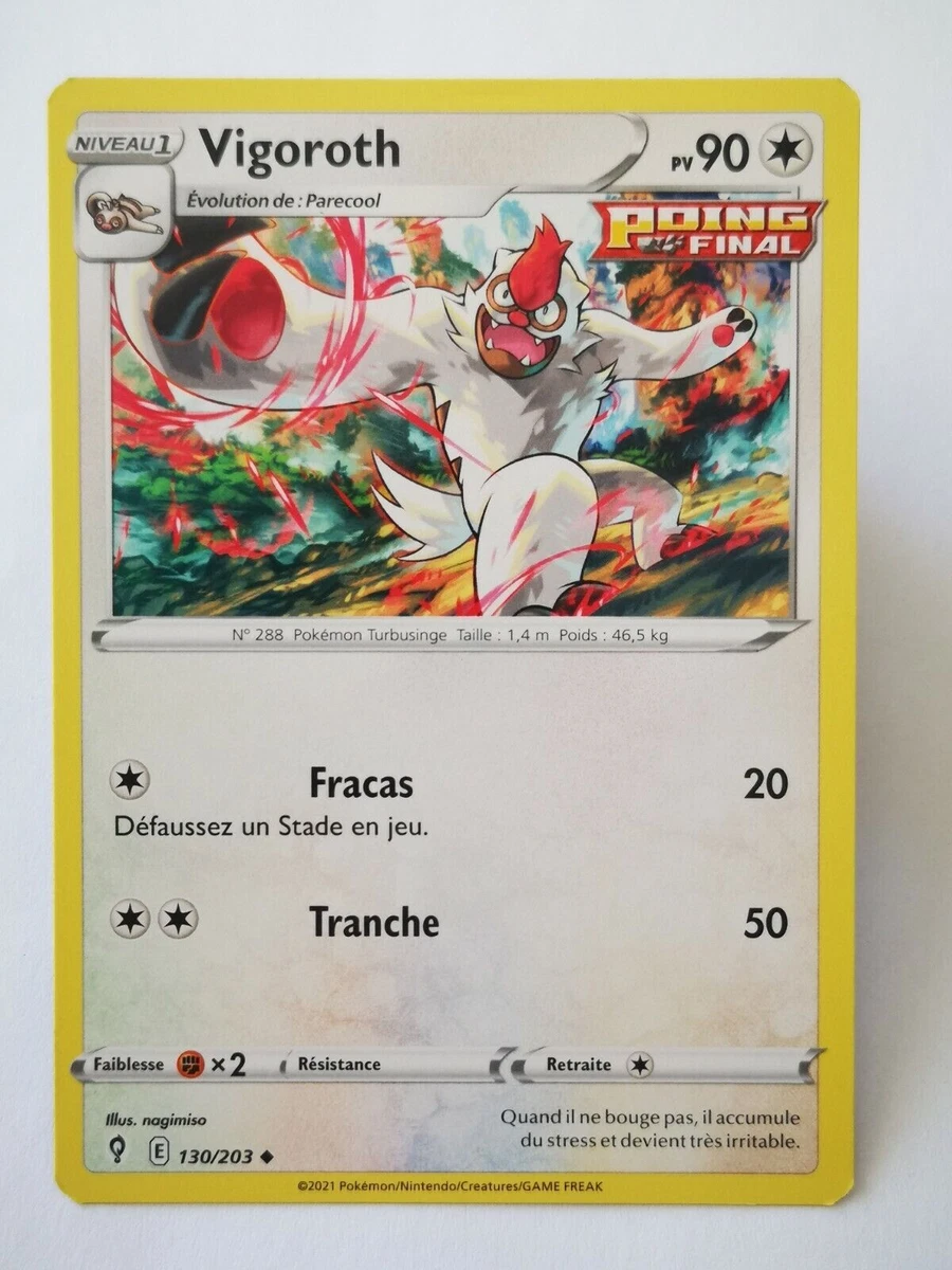 Pokemon P54 Celestial Evolution EB07 card card FR Vigoroth 130/203 | eBay