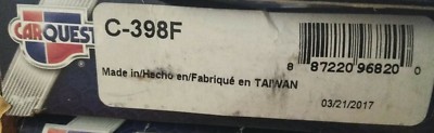 1  CARQUEST C-398F TIMING BELT OEM NEW