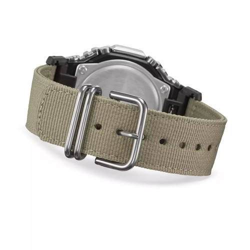 Reloj para hombre Casio G-Shock acero esfera negra nailon verde GM-2100C-5A - Imagen 7 de 8