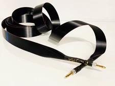 Audiophile Pine Tree Audio Shadow Ribbon Speaker Cable Pair 14AWG Black