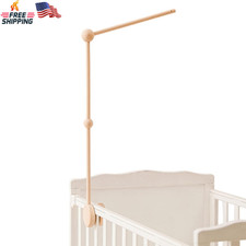 Wooden Crib Mobile Holder Arm Hanger Nursery Baby Decor
