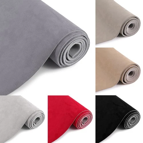 1/8" Thick Suede Headliner Fabric Foam Back Auto Roof Repair Upholstery Material - product listing photo