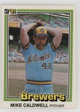 1981 Donruss Mike Caldwell #86 1g62