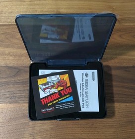 Retro-Bit Sega Saturn 2.4 GHz Wireless Controller Slate Gray (CIB)