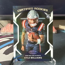 2025 Panini Certified Rookies Kyle Williams RC #CRK-KWS Patriots NFL Football