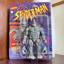 NEW Marvel Legends Retro Card Spider-Man Animated Series  Rhino Action Figure