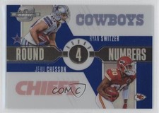 2017 Panini Contenders Optic Blue Prizm 3/25 Jehu Chesson Ryan Switzer 0q3