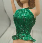Barbie 1977 Superstar Fashion 2482 Bright Bedazzing Colorful Charmer HALTER TOP
