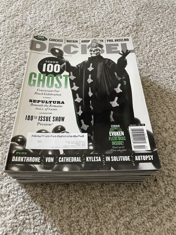 RARE! Decibel Magazine Lot of 21 Issues (81 - 101).  OUT OF PRINT!!!  FLEXIS!!!