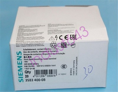 10Pcs New Siemens Signum Contact Block 3SB3400-0B (3SB34000B) bg