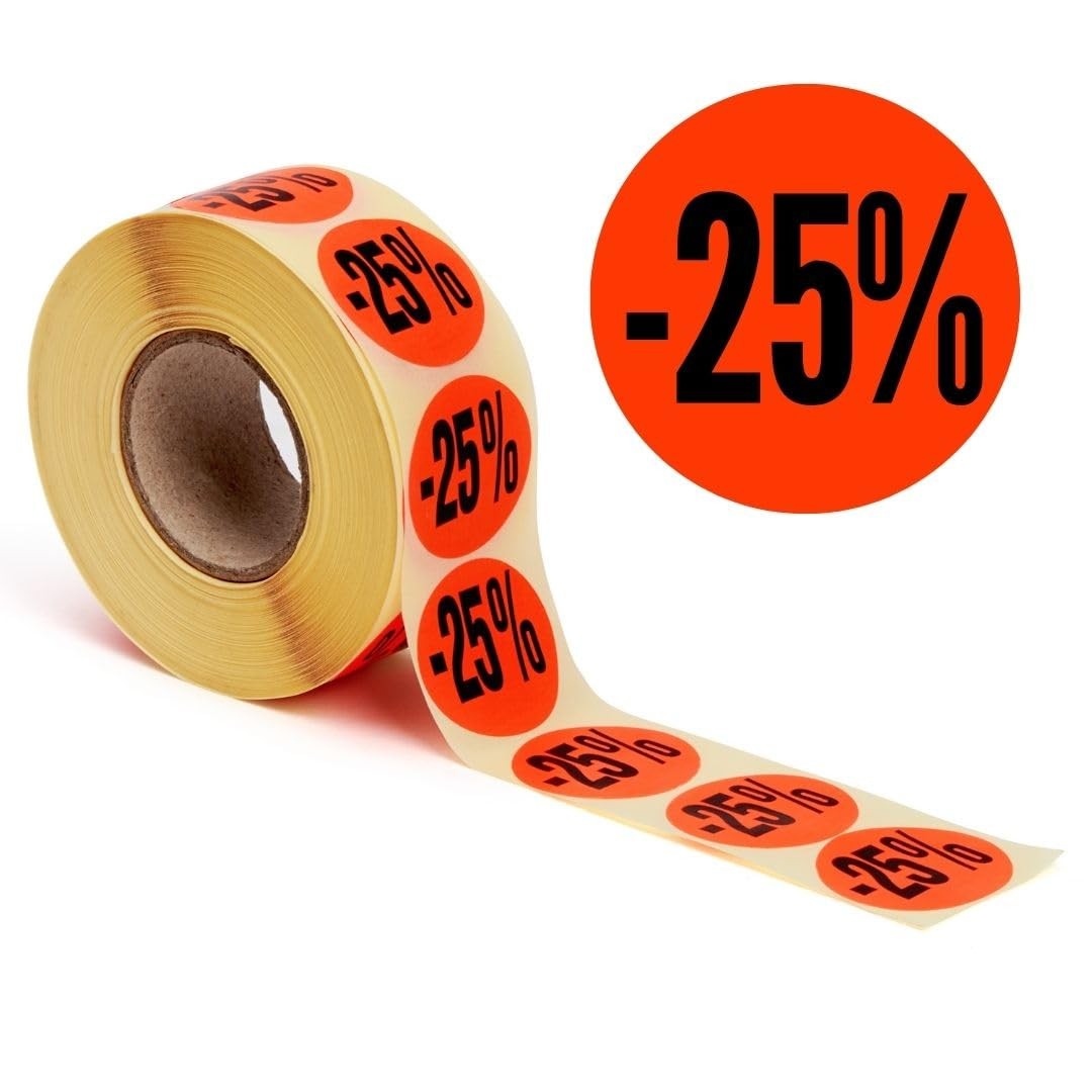 Stickers pour marchandises à prix réduit pour animer les soldes textiles