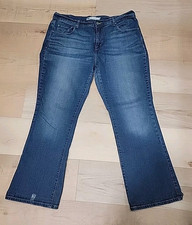 Levi's 515 Bootcut Jeans Stretch Medium Wash Denim Blue Women's Size 14 28" Y2K