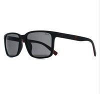 Polo Ralph Lauren Rectangle Matte Black Dark Grey Sunglasses