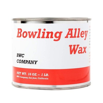 BWC Company Bowling Alley Wax, Clear Paste Wax, 16 Ounce Can
