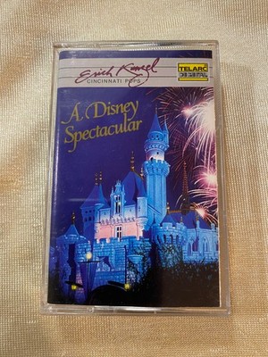 Telarc A Disney Spectacular Audiophile Cassette Tape Kunzel Movie Favorites Rare