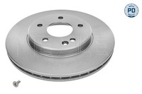 2X Meyle Bremsscheibe MEYLE-PD: Advanced Performance And Design. 015 521 0035/PD