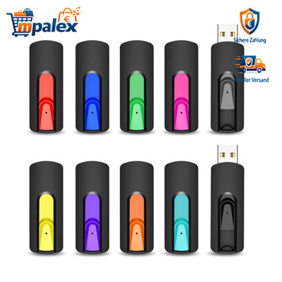 USB Stick 64GB 10er Pack USB 2.0 Speicherstick Bunt Büro Schule Geschenk Vansuny