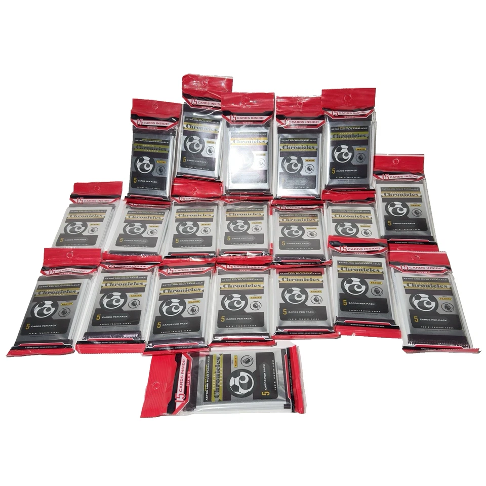 2020-21 Panini Chronicles Soccer 20x Cello Fat Pack Lot – Factory Sealed - Image 2 of 4