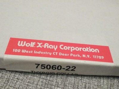 NEW Wolf X-Ray 75060-22 - Thyroid Collar- R. Shield-Navy Blue
