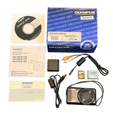 Olympus VR-320 14.1MP Digital Camera Plus Charger Battery AV Cables and 32GB SD
