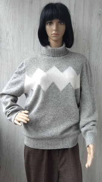 Women Gran Sasso Sweater Grey Wool 38 / M / 46 #8WBF