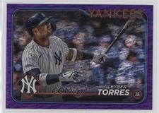 2024 Topps Series 1 Purple Holofoil 332/799 Gleyber Torres #210 o7m