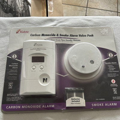 Kidde Smoke and (CO) Carbon Monoxide Alarm Value Pack I9040E KN-COPP-3 Brand New