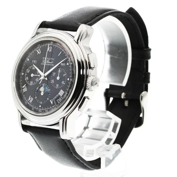 Zenith — Zenith Chronomaster 01.0240.410 39mm SS Black Dial Automatic Watch #C3656