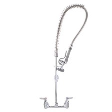 T&S Brass B0133B Wall Mount Easy Install Spring Action PreRinse