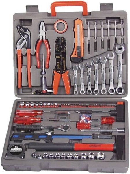 BrüDer Mannesmann Werkzeugkoffer, 555-Teilig | M29555 Werkzeu-Koffer, GefüLlt-image