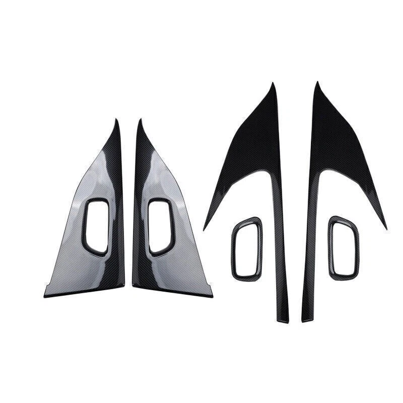 Car Inner Door Panel Cover Trim 4PCS Fit For Nissan Murano 15-2024 Carbon Fiber - Изображение 2 из 4