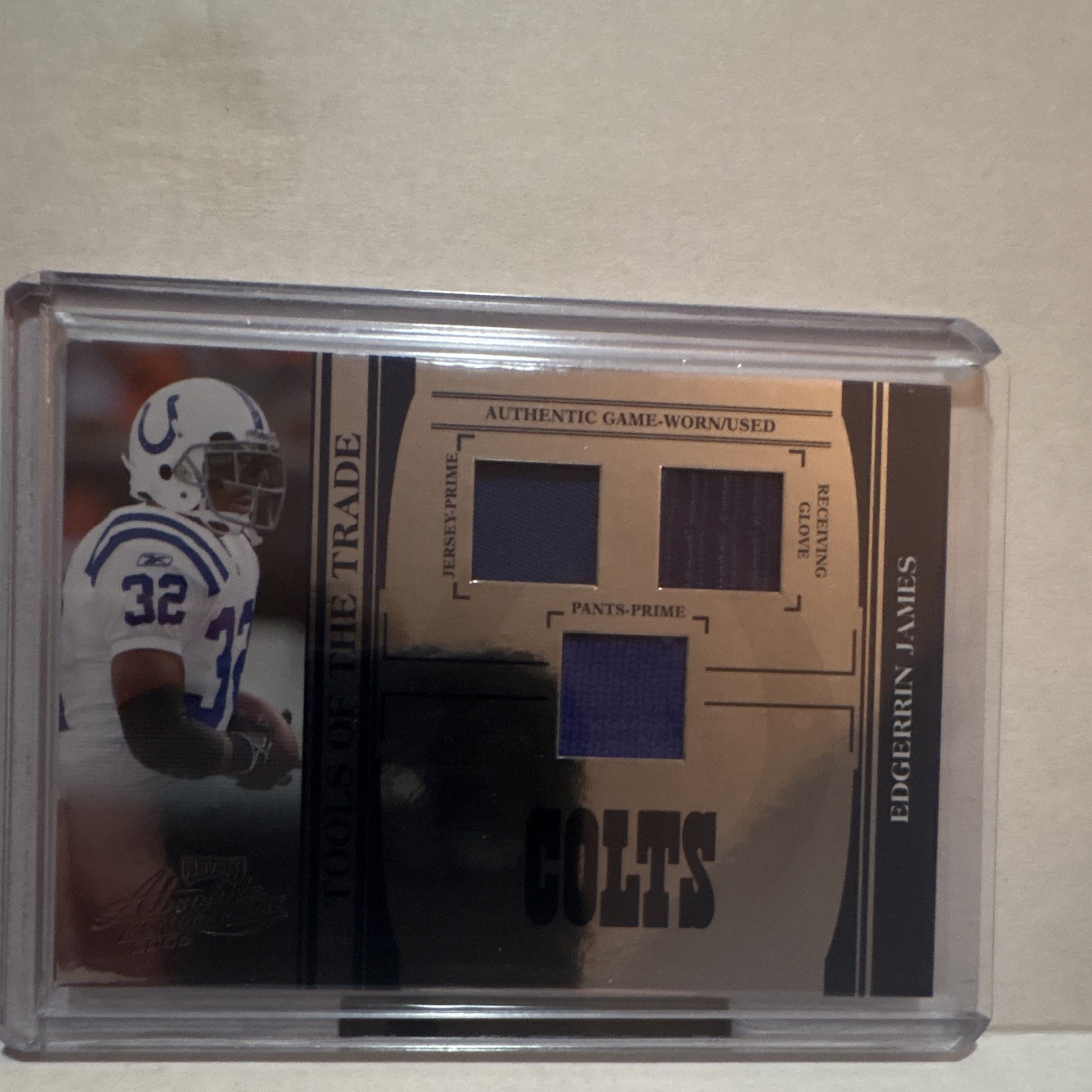 Donruss/Playoff 2006 Absolute Memorabilia Edgerrin James Colts TOT-55 /25