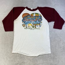 Vintage Albuquerque Balloon Fiesta 1982 Raglan T-Shirt 3/4 Sleeve Large