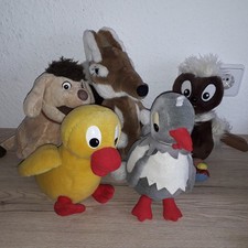 Plüschtiere Schnatterinchen Herr Fuchs Moppi Pittiplatsch Frau Elster (groß)