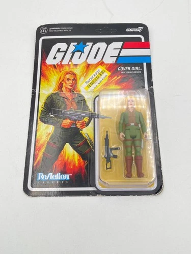 RARE 2022 Gi Joe Super7 Reaction Figure Cover Girl Wolverine Driver MOC MINTY!