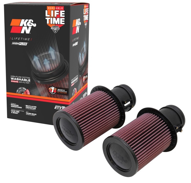 K&N E-0669 Replacement Air Filter for 09-15 Audi R8 5.2L V10 & Gallardo
