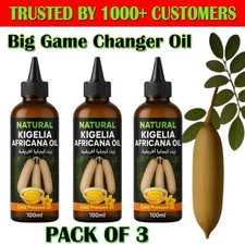 KIGELIA AFRICANA Oil African Sausage Tree - 2 In 1 RAPID ABSORPTION - 3x100ml